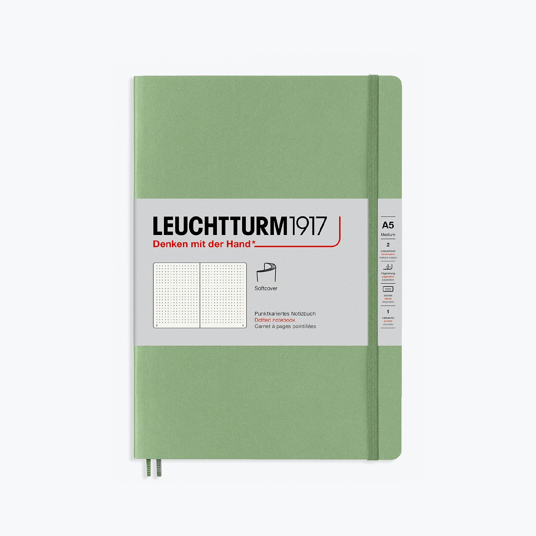 Leuchtturm1917 - Notebook - Softcover - A5 - Sage