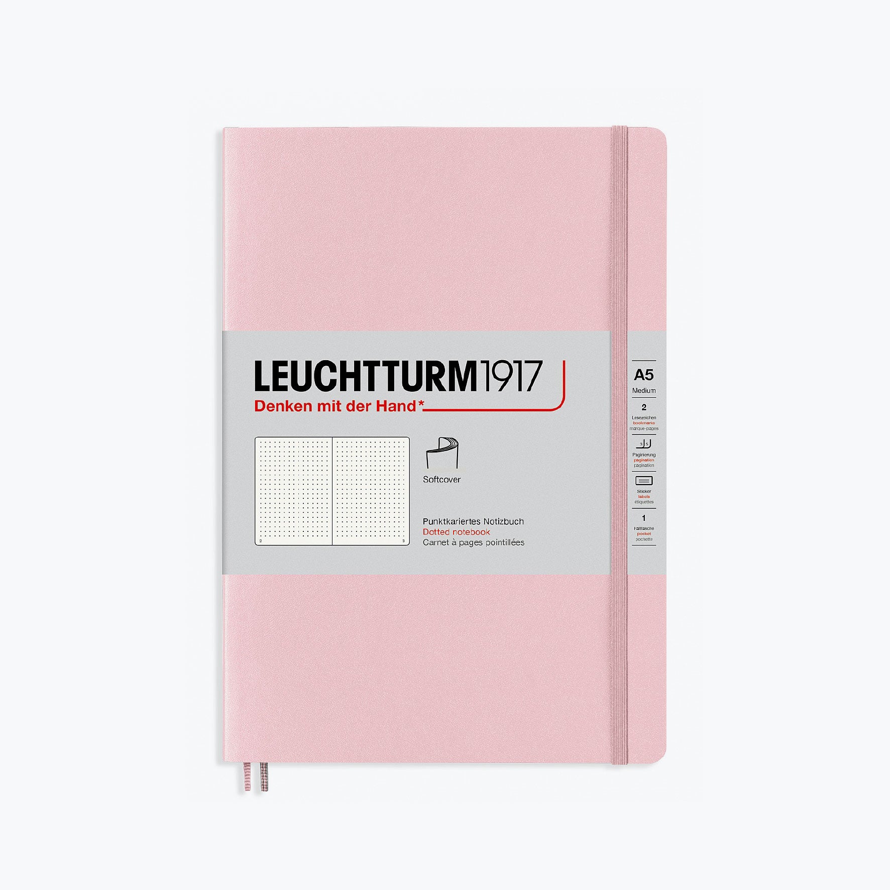 Leuchtturm1917 - Notebook - Softcover - A5 - Powder <Outgoing>
