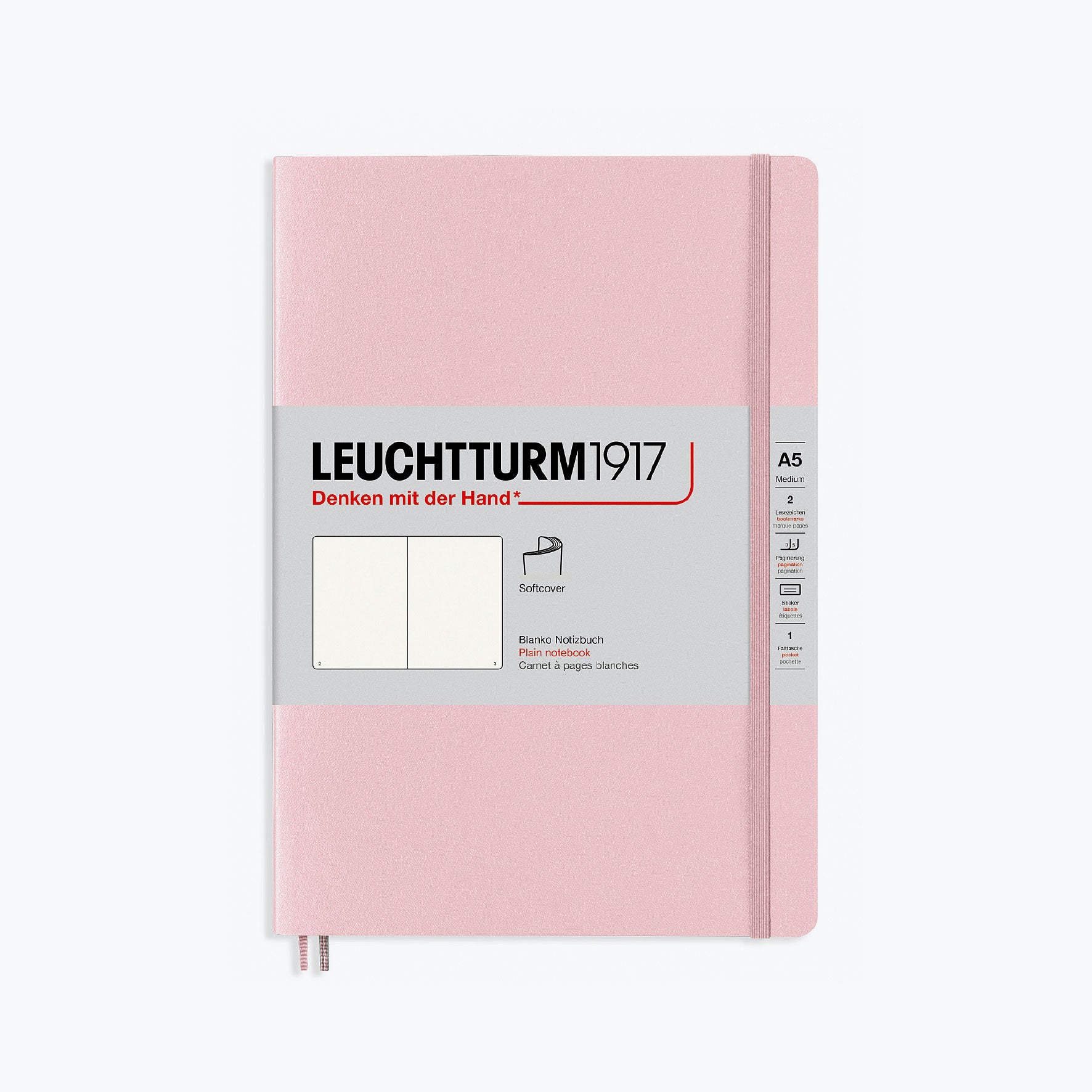 Leuchtturm1917 - Notebook - Softcover - A5 - Powder <Outgoing>