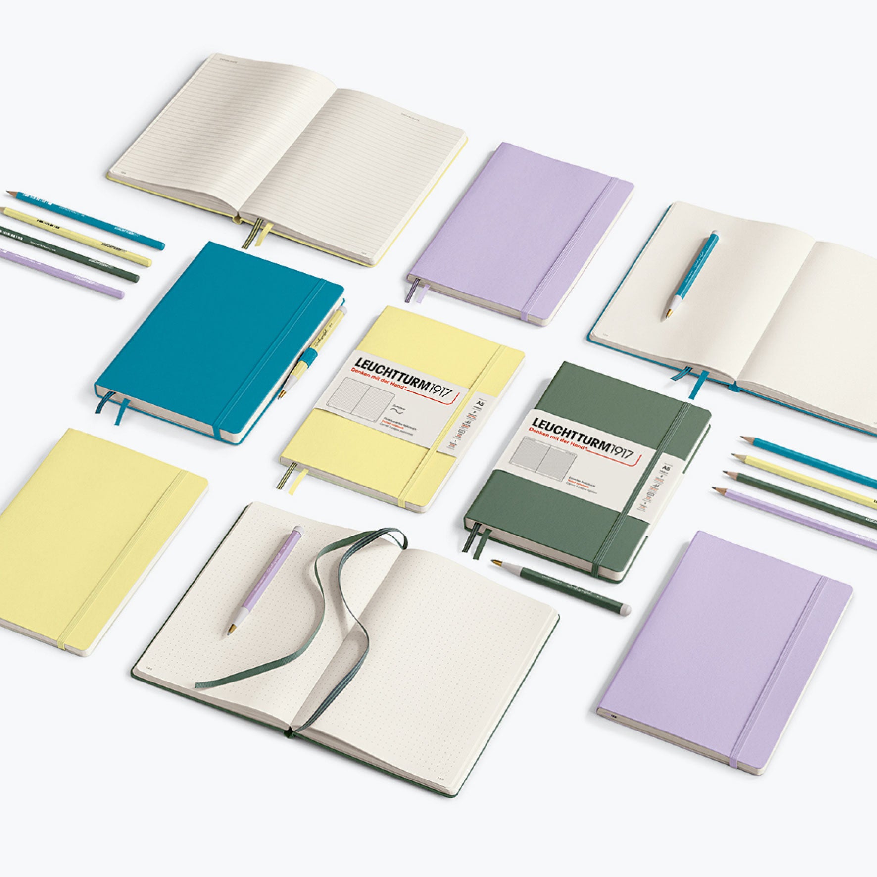 Leuchtturm1917 - Notebook - Softcover - A5 - Olive