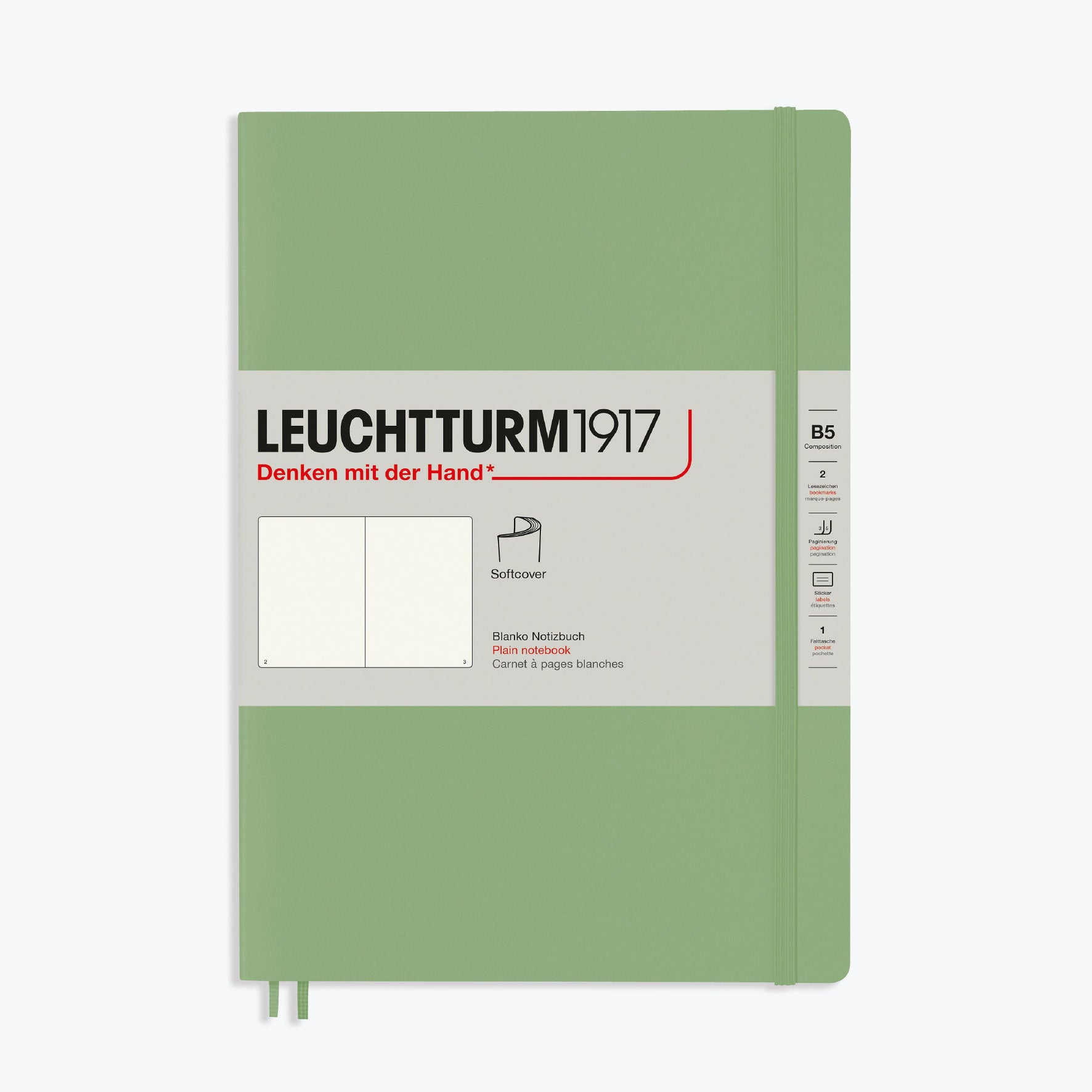 Leuchtturm1917 - Notebook - Softcover - B5 - Sage