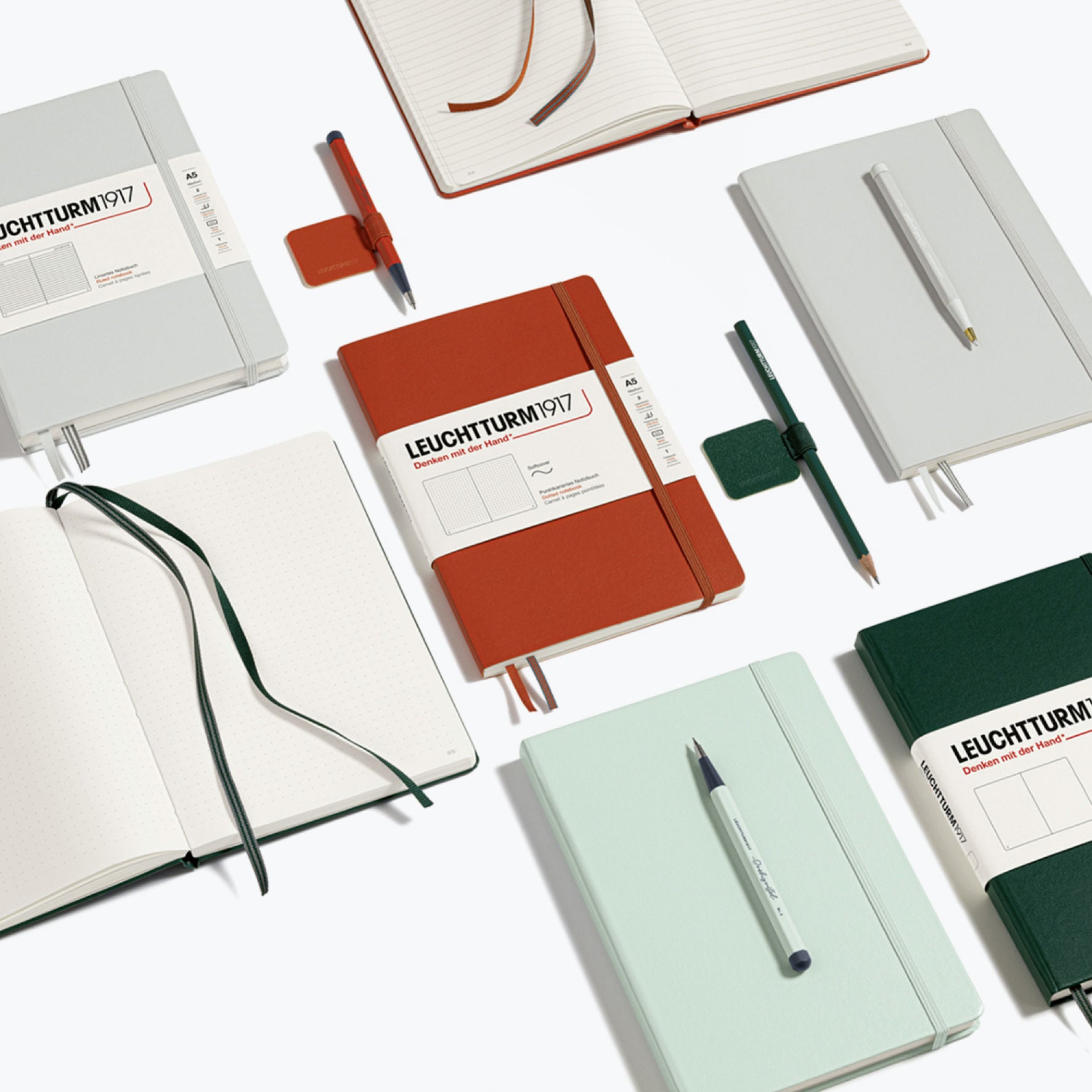 Leuchtturm1917 - Pen Loop - Natural - Light Grey