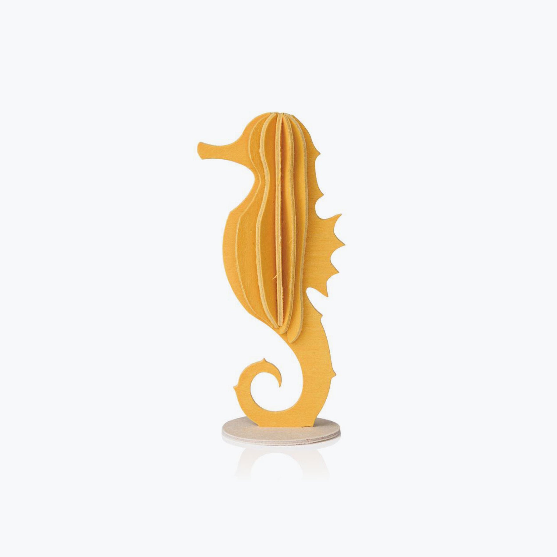 Lovi - Ornament - Seahorse - 8cm - Warm Yellow