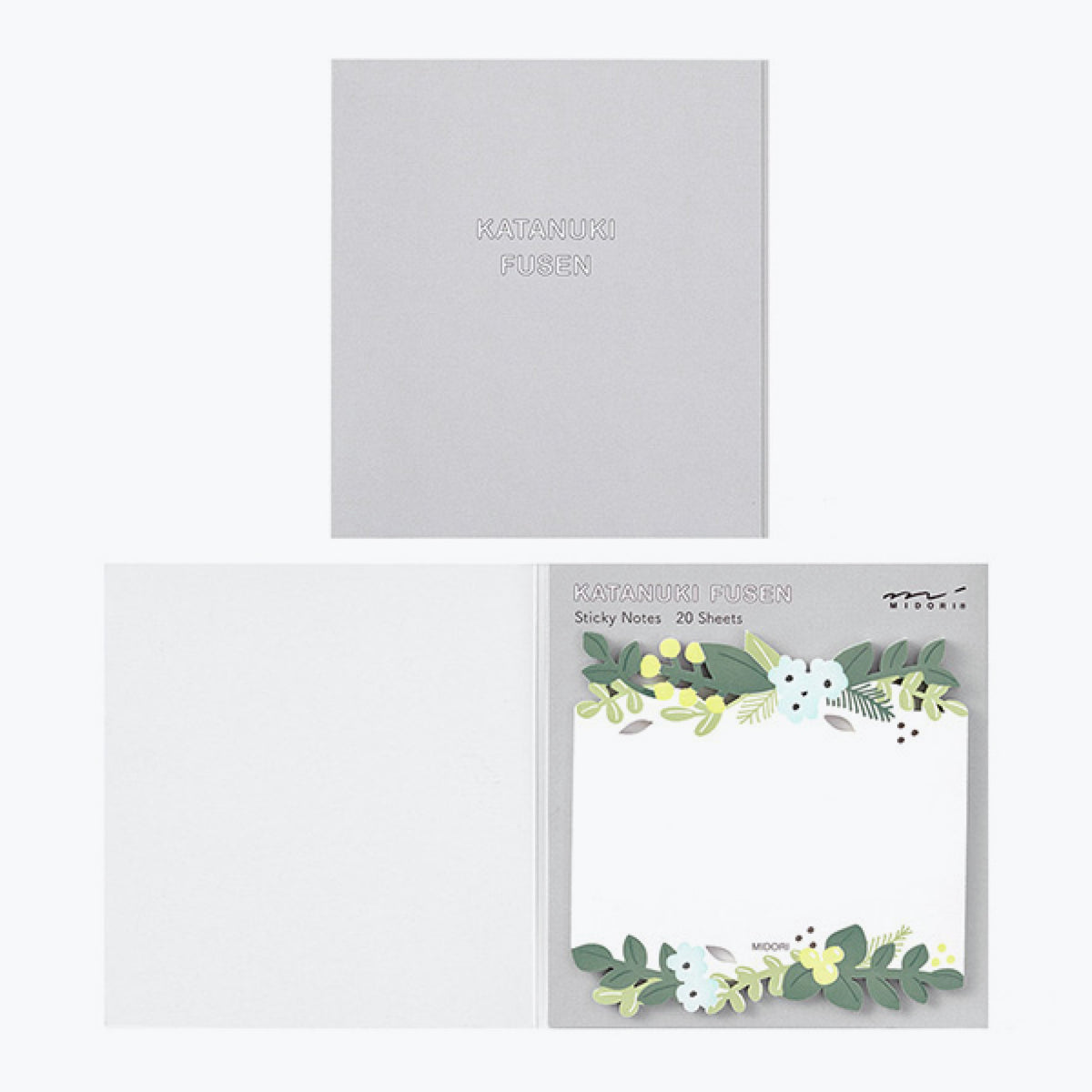 Midori - Notepad - Sticky Notes - Die-Cut - Leaves