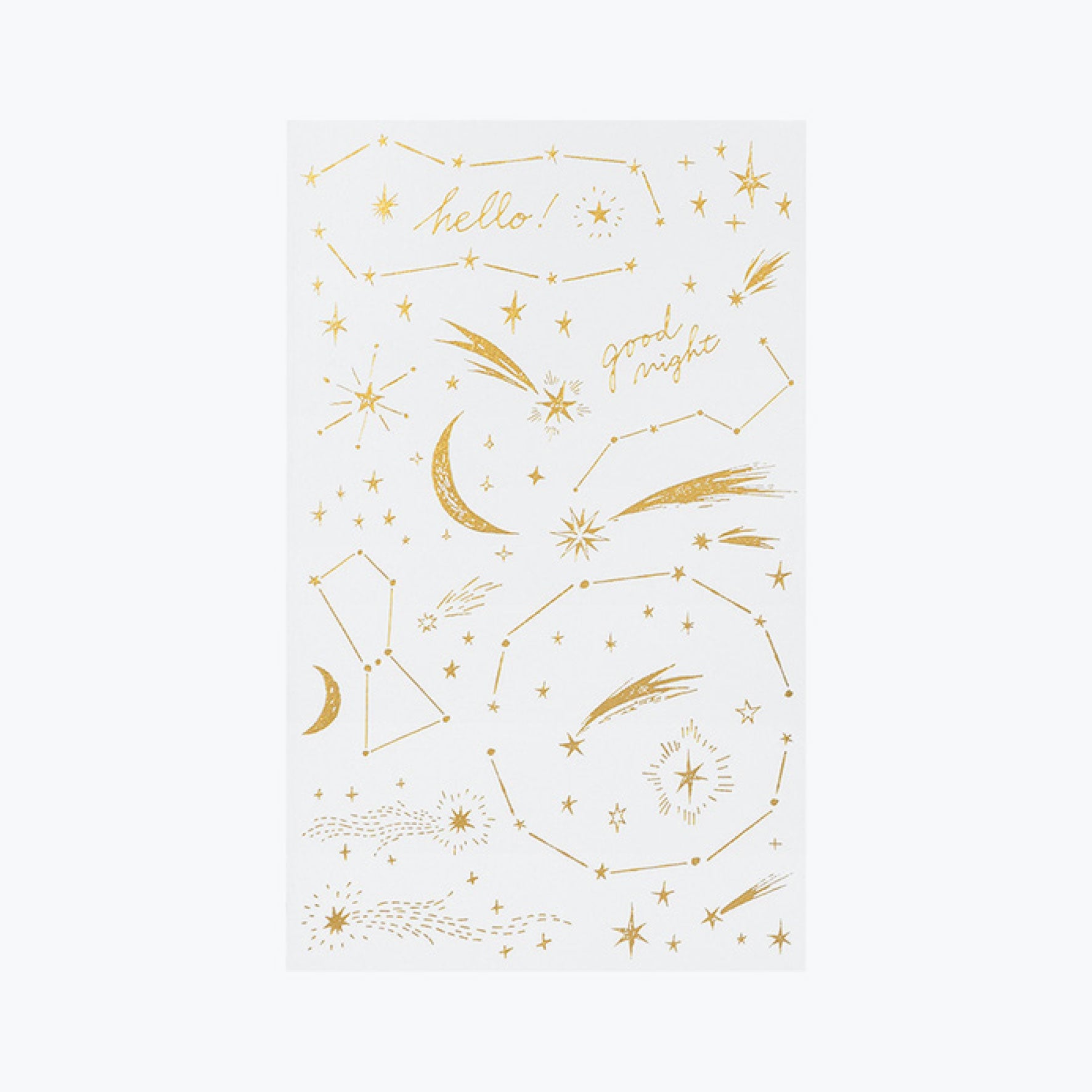 Midori - Planner Sticker - Foil Transfer - Galaxy