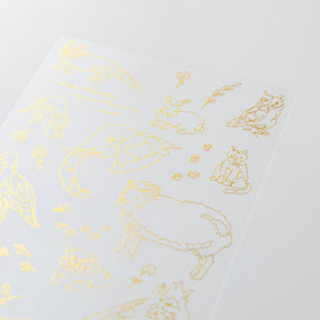 Midori - Planner Sticker - Foil Transfer - Animals