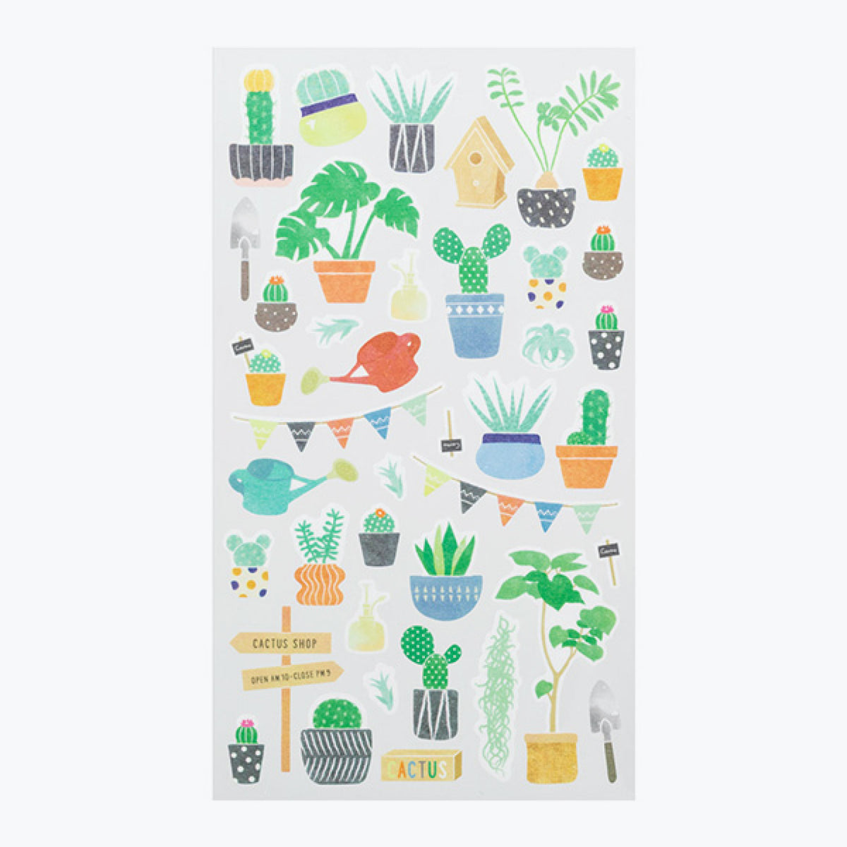 Midori - Sticker Seal - Sticker Marché - Cactus <Outgoing>