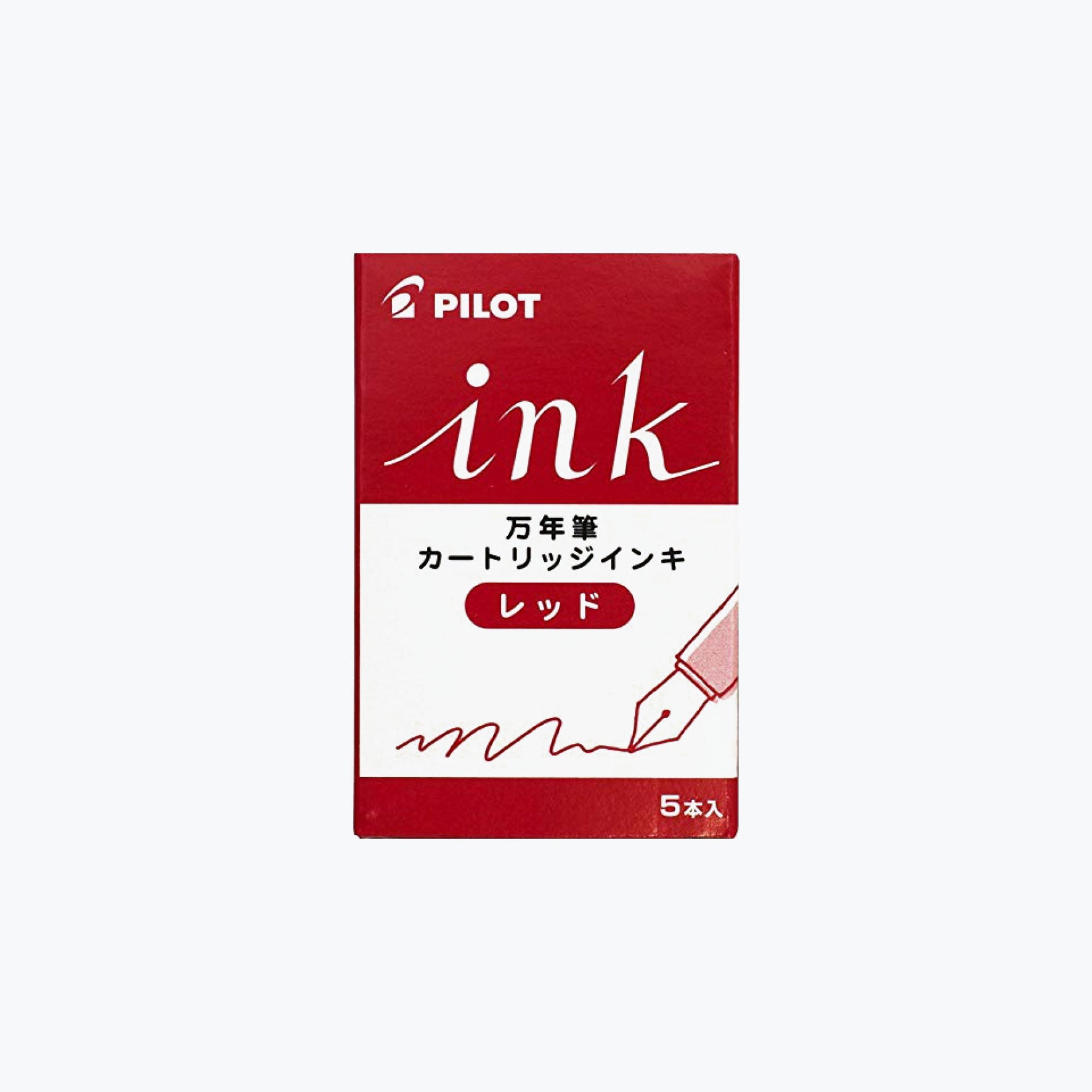 Pilot Fountain Pen Cartridges Red Bookbinders Design