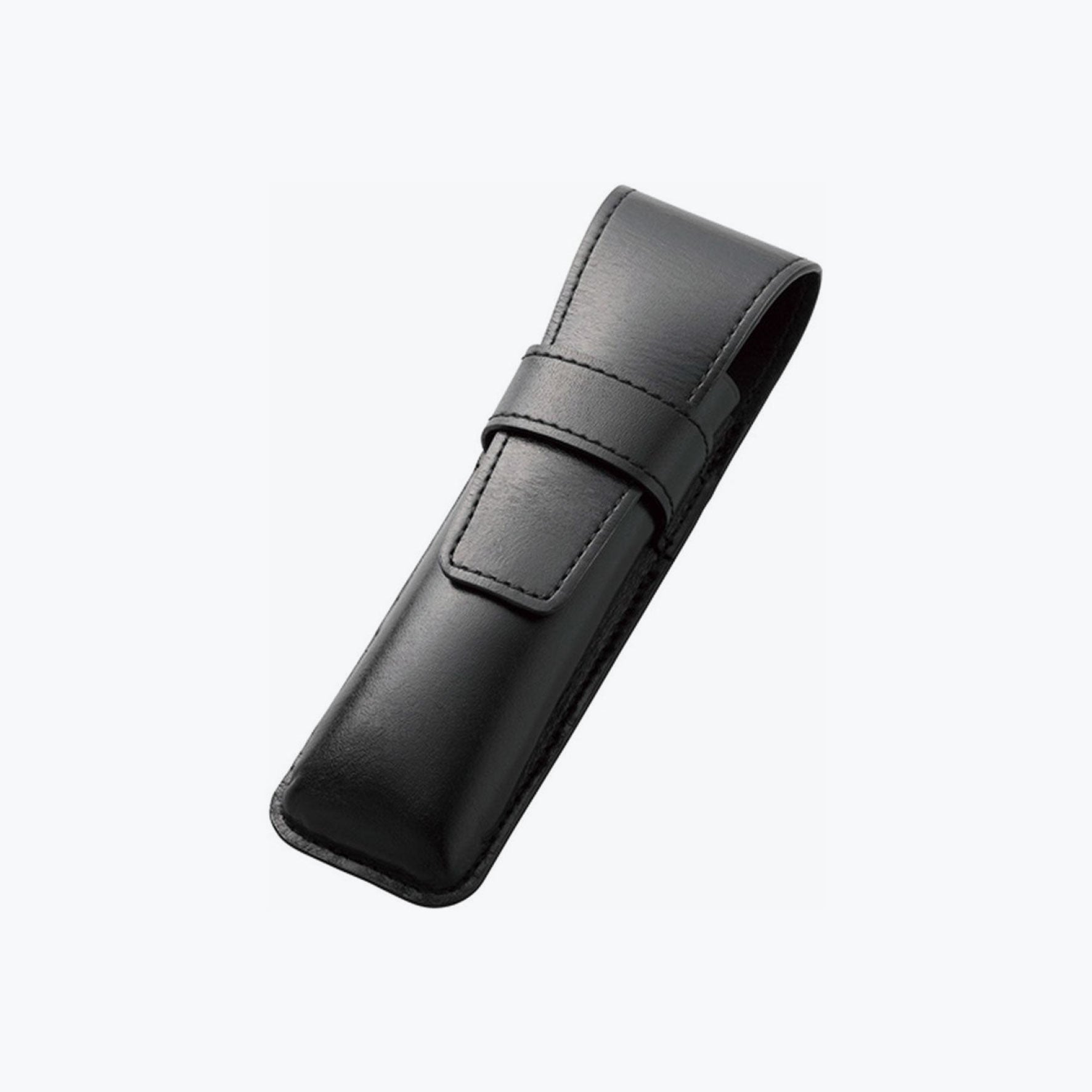 Pilot - Pen Pouch - Leather - For Two - Black