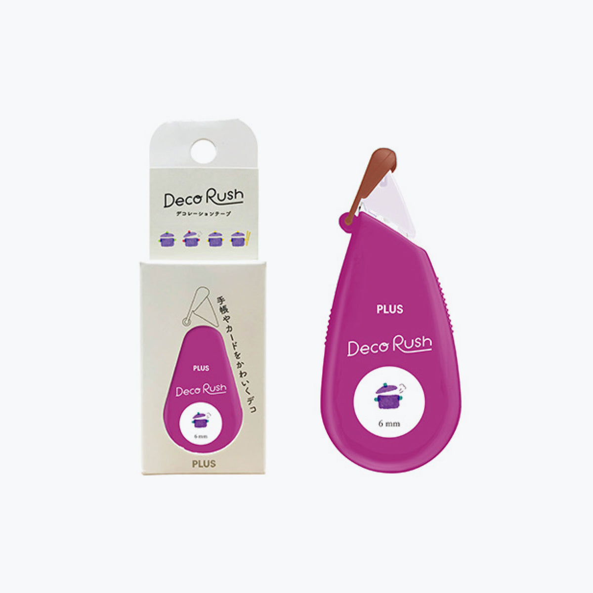 Plus - Washi Tape - Deco Rush 2022 - 6mm - Cooking <Outgoing>