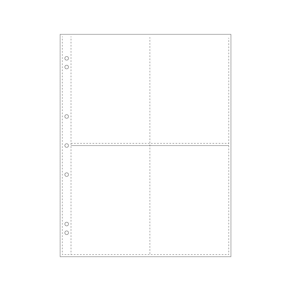 Bookbinders Design - Insert - Plastic Pocket - A4 Quad