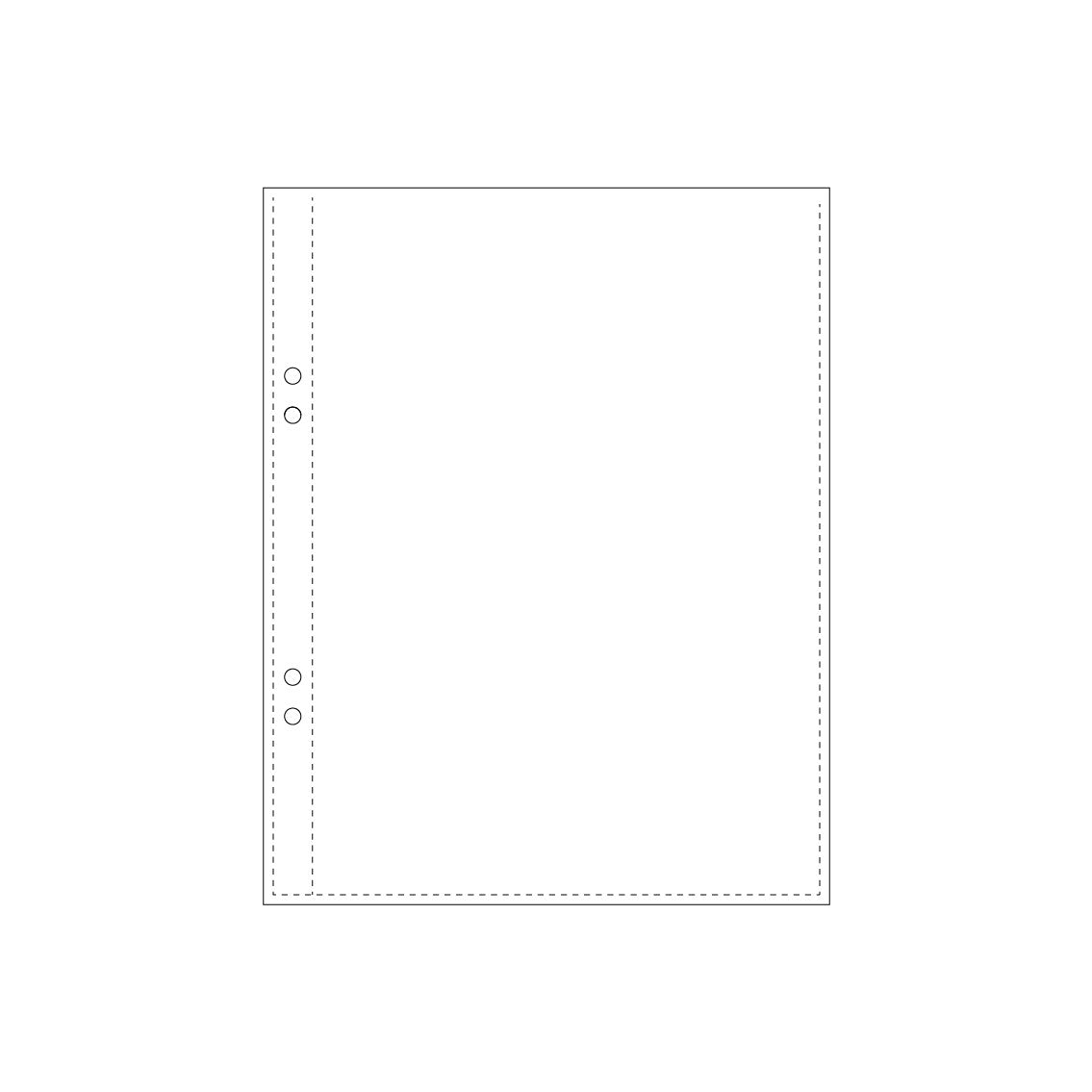 Bookbinders Design - Insert - Plastic Pocket - A5