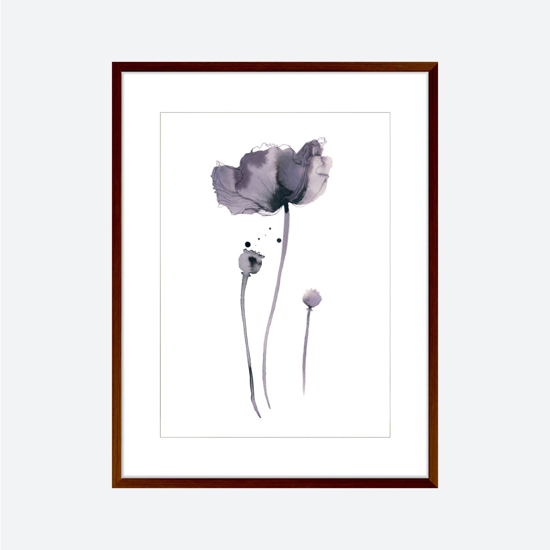 Toril Baekmark - Fine Art Prints - Flower Poster No.8