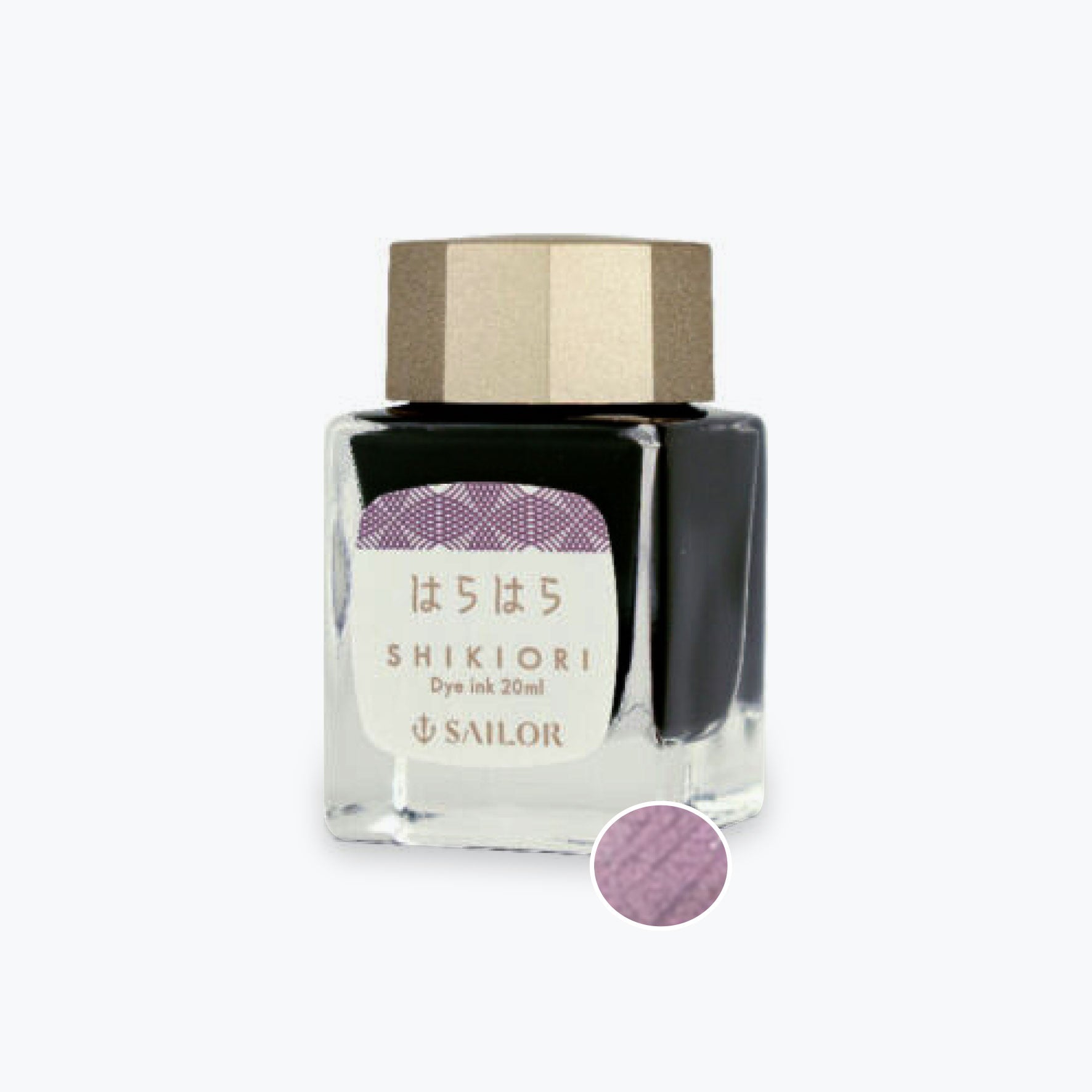 Sailor Shikiori - Sound of Rain - Harahara Fountain Pen Ink in a glass bottle