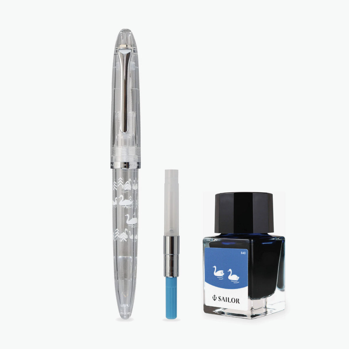 Sailor - Fountain Pen Set - Profit Junior - Minamo +10 - Swan