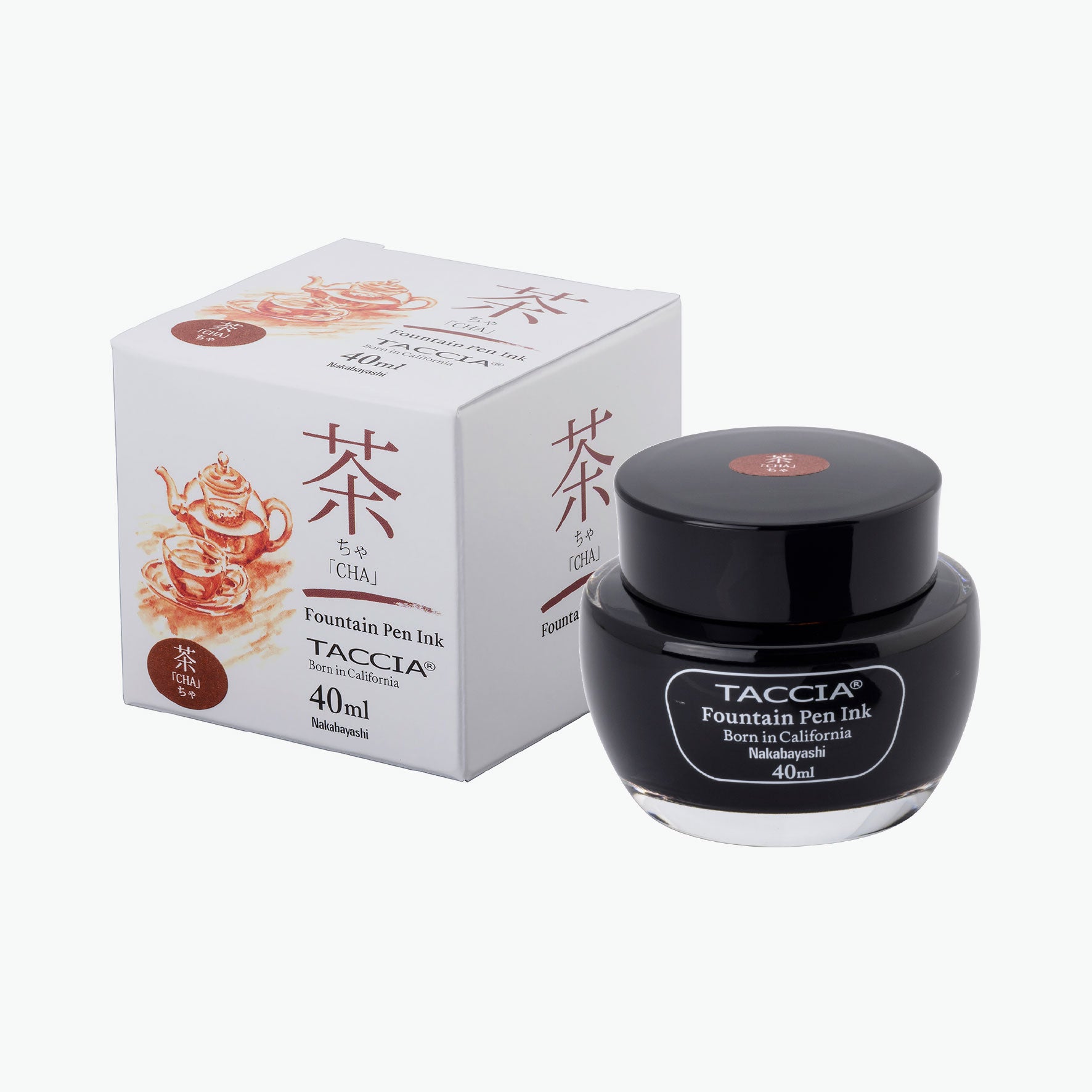 Taccia - Fountain Pen Ink - Standard - Cha (Brown)