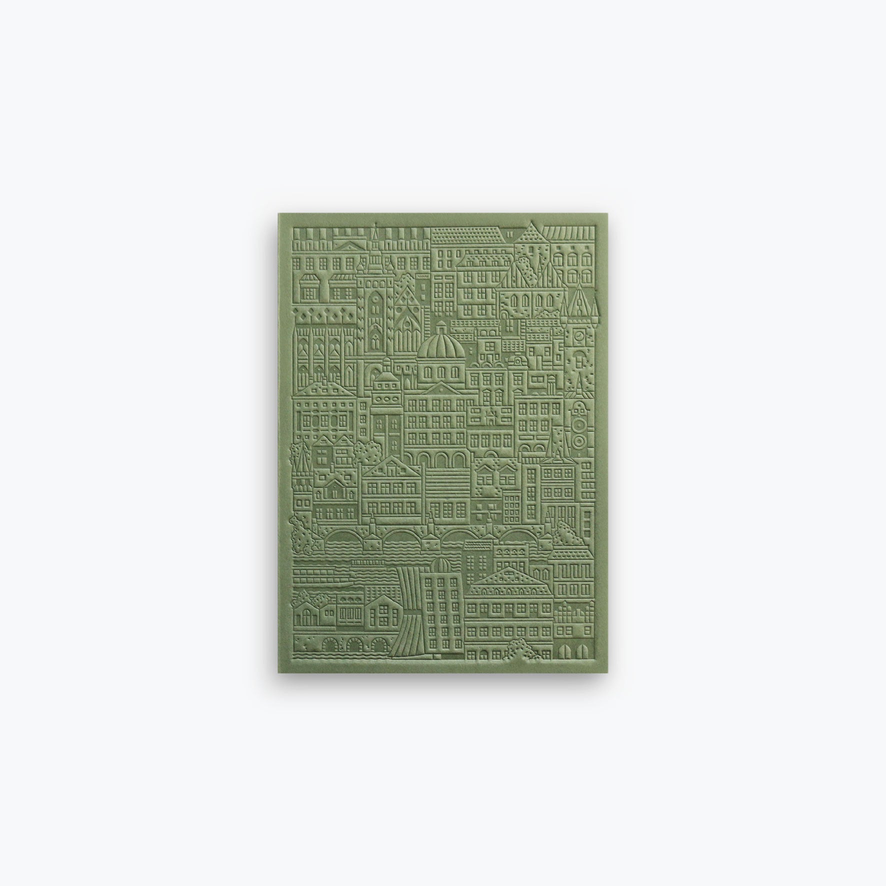 The City Works - Notebook - Prague - A6 - Green <Outgoing>