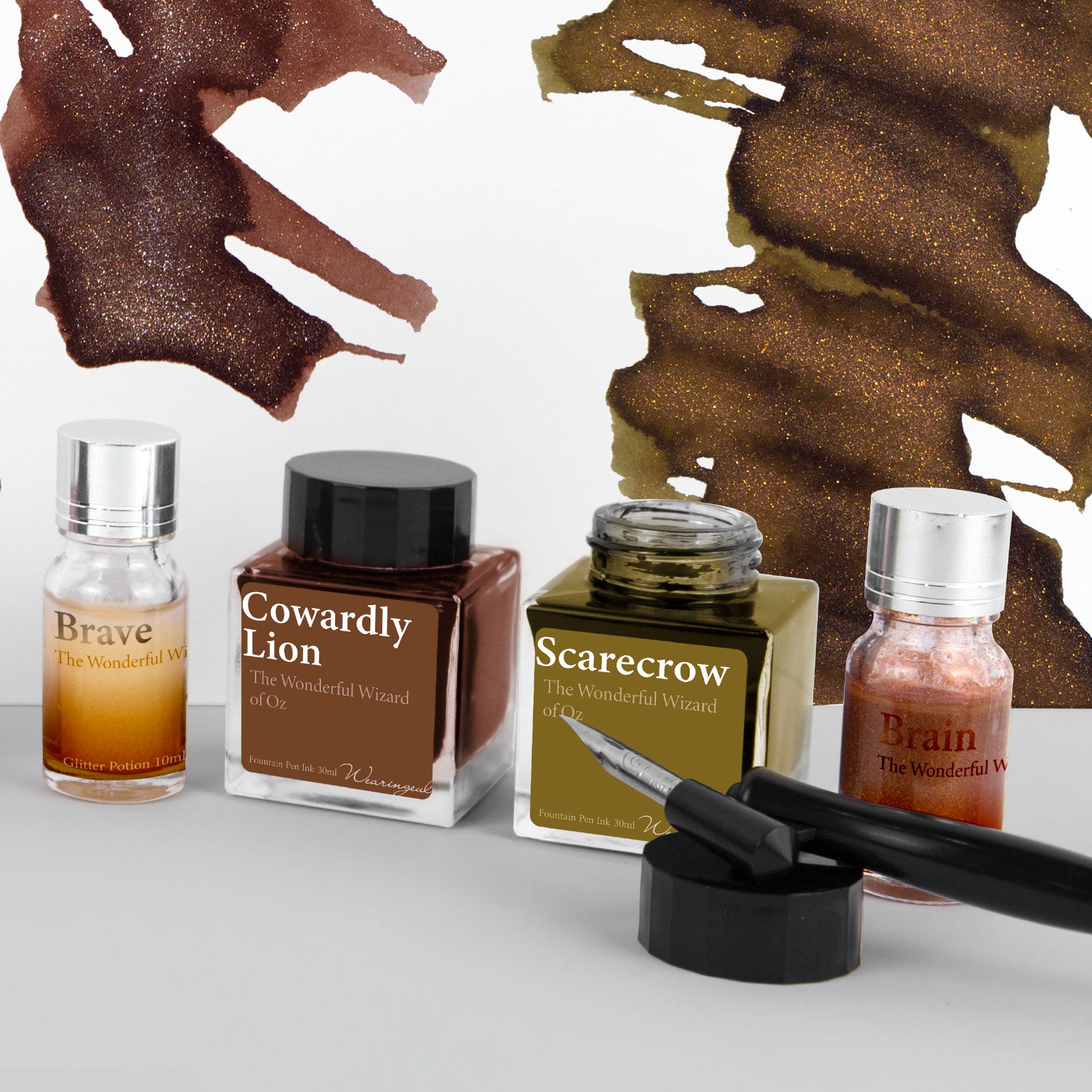 Wearingeul - Fountain Pen Ink Set - The Wonderful Wizard of Oz Spell Book