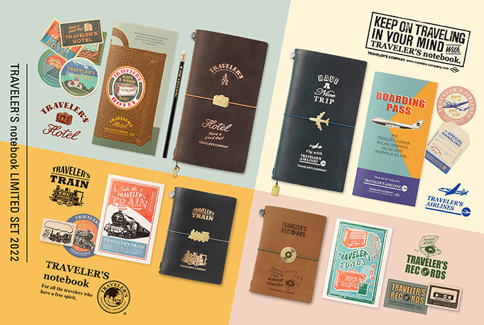 Traveler's Company - Traveler's Notebook - Limited Set 2022 - Traveler's Records