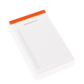 Bookbinders Design - Planner - Shopping List - Orange