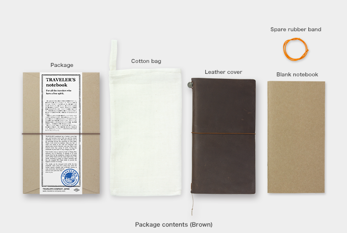 Traveler's Company - Traveler's Notebook - Regular - Brown