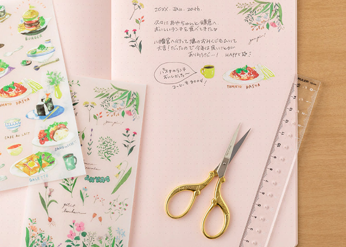 Why We Love Rub-On Transfers for Journaling