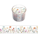Mind Wave - Washi Tape - Lyric - Flower #5 (Clear)