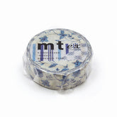 MT Masking Tape - Washi Tape - Flower Dark Blue