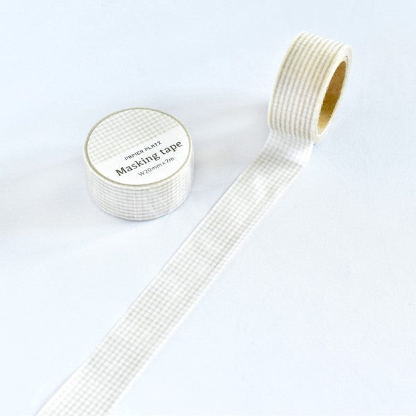 Mind Wave - Washi Tape - Camel Check