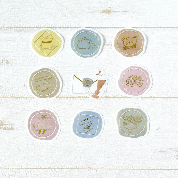 Mind Wave - Planner Sticker - Flake Seal - Sealing Stamp