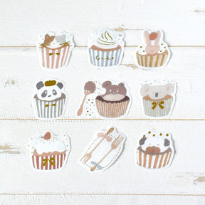 Mind Wave - Planner Sticker - Flake Seal - Cupcake