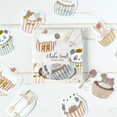 Mind Wave - Planner Sticker - Flake Seal - Cupcake