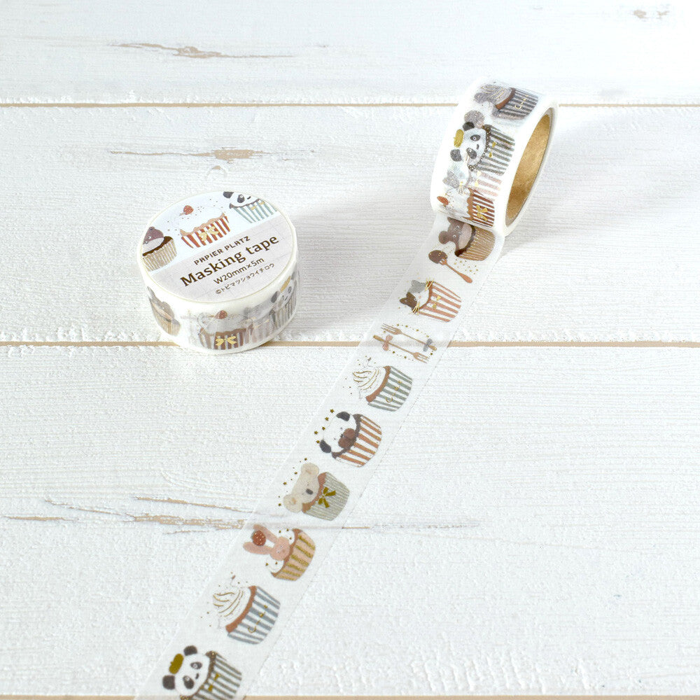 Mind Wave - Washi Tape - Gold Flake Infused - Cupcake