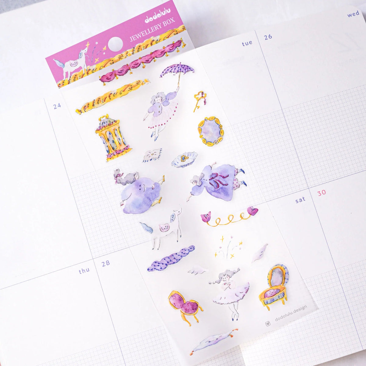 Dodolulu - Planner Sticker - Jewellery Box