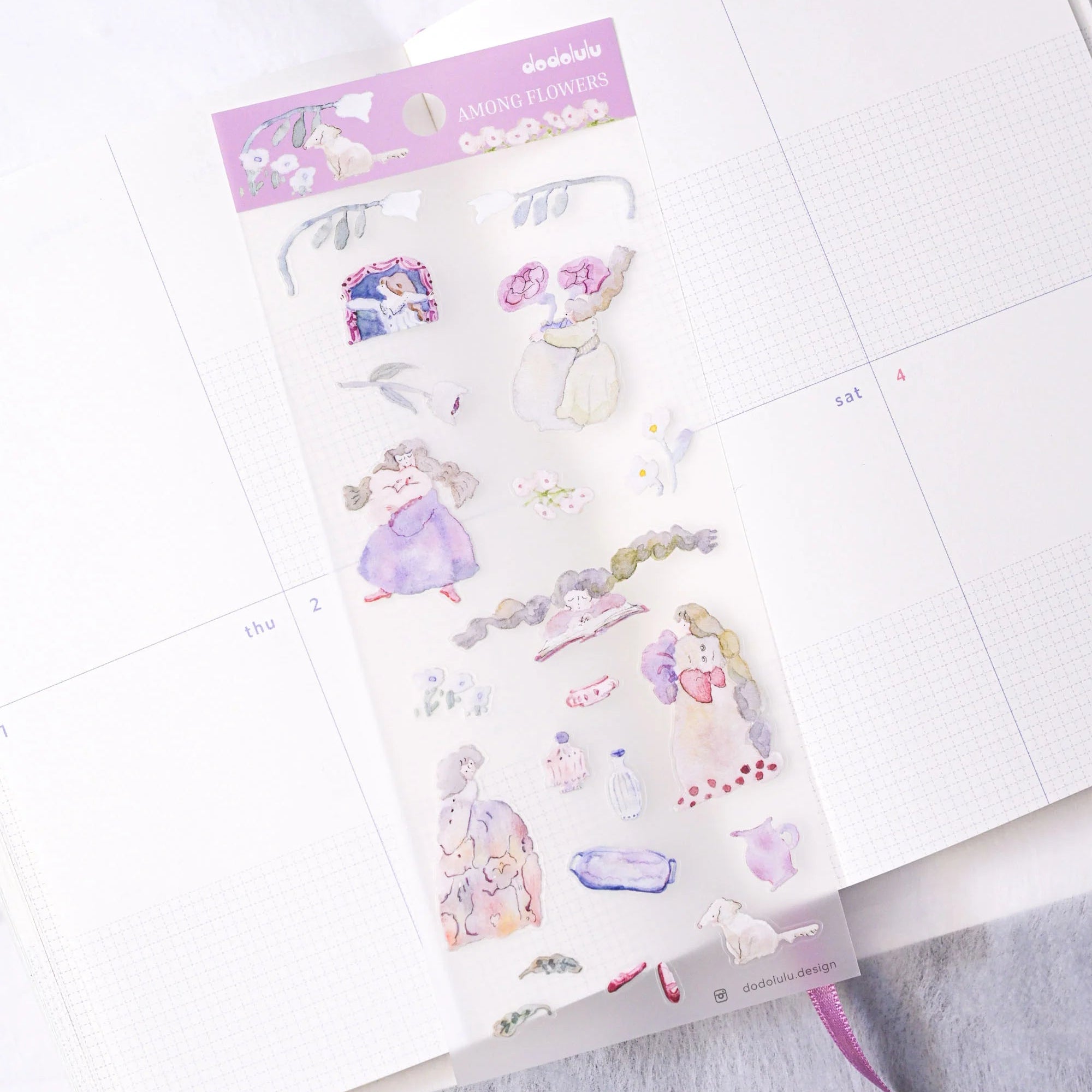 Dodolulu - Planner Sticker - Among Flowers