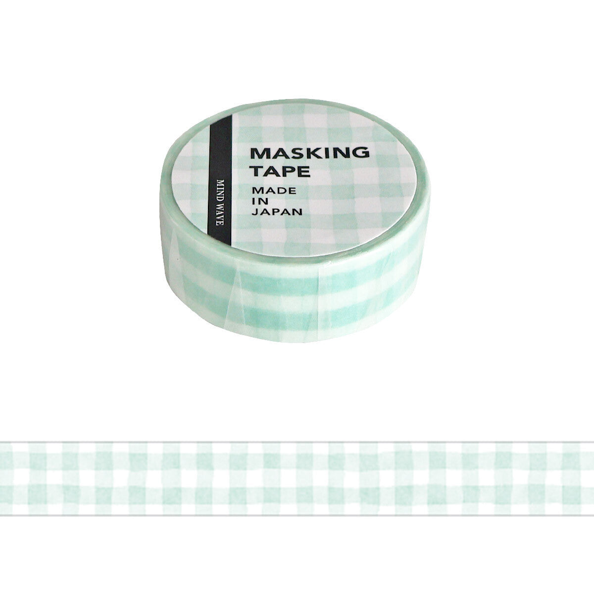 Mind Wave - Washi Tape - Green Check
