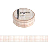 Mind Wave - Washi Tape - Brown Check