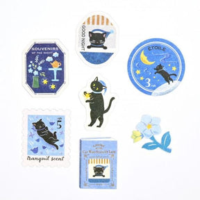 NB Japan - Flake Stickers - Ressa - Night Cat