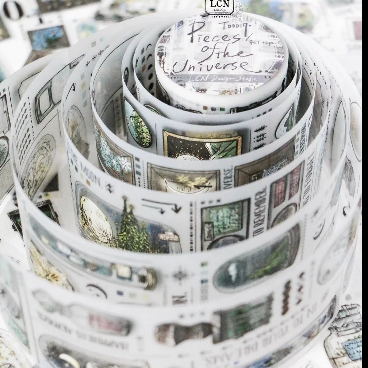 LCN Design Studio - Washi Tape - Pieces Of The Universe Stars (PET)