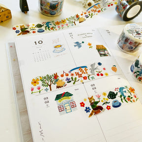Niconeco Zakkaya - Washi Tape - Flower Field