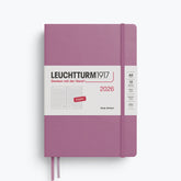 Front of the Leuchtturm1917 daily dotted a5 diary in dusty rose 