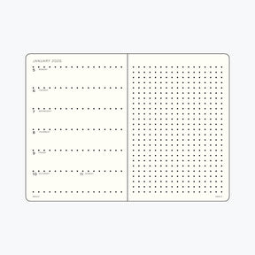 Leuchtturm1917 - 2026 Diary - Weekly Notebook - Dotted - A5 - Dusty Rose