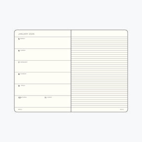 Leuchtturm1917 - 2026 Diary - Weekly Notebook - A5 - Deep Sea (Hard)