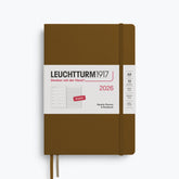 Leuchtturm1917 - 2026 Diary - Weekly Notebook - A5 - Spice Brown (Hard)