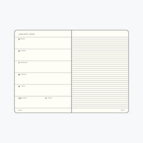 Leuchtturm1917 - 2026 Diary - Weekly Notebook - A5 - Spice Brown (Hard)