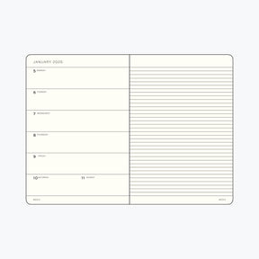 Leuchtturm1917 - 2026 Diary - Weekly Notebook - B5 - Black