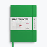 Leuchtturm1917 - 2026 Diary - Weekly Notebook - B5 - Spring Leaf