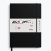 Leuchtturm1917 - 2026 Diary - Weekly Notebook - A4 - Black