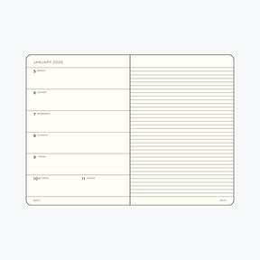 Leuchtturm1917 - 2026 Diary - Weekly Notebook - A4 - Black