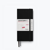 Leuchtturm1917 Wallet weekly dotted notebook in black